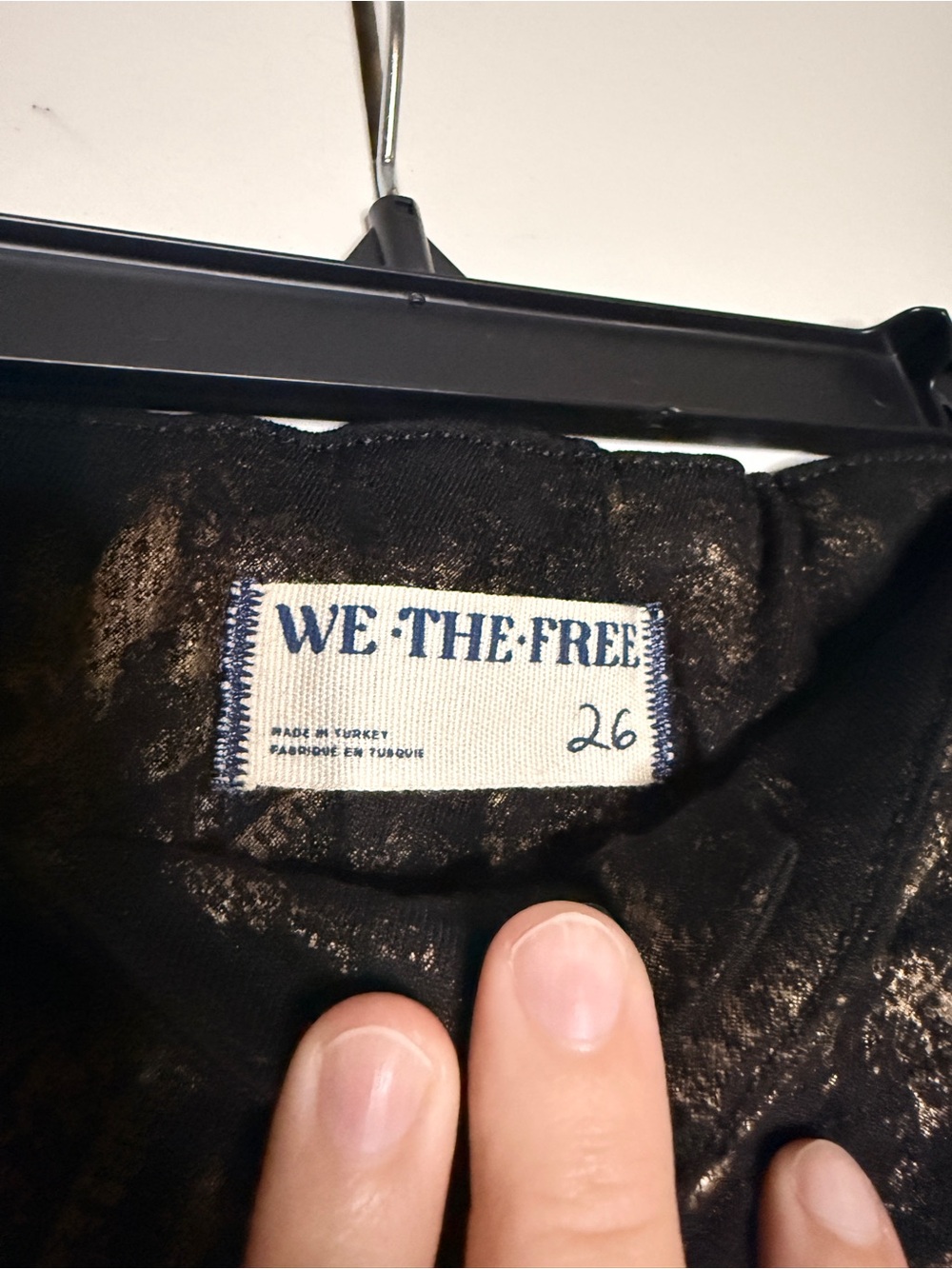 We The Free Jayde Paisley Metallic Flare Jeans - Picture 2 of 5
